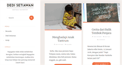 Desktop Screenshot of dedisetiawan.com