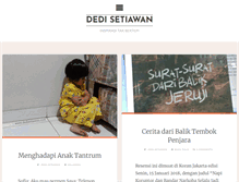 Tablet Screenshot of dedisetiawan.com